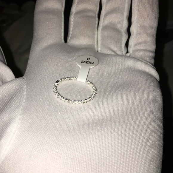 SILVER BROKEN FLOWER BAND RING‼️ - Picture 7 of 8